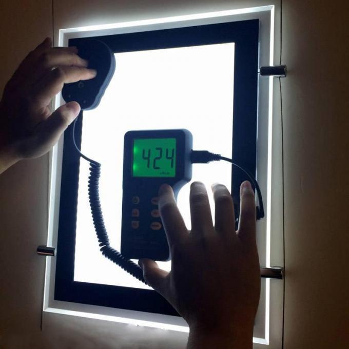 不動産アクリルLEDのライト ボックス/窓LEDライト ポケットは小さい表示します