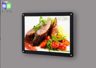 端のLitのレストランのための細い磁気ライト ボックスの表示メニュー ファースト・フードの看板